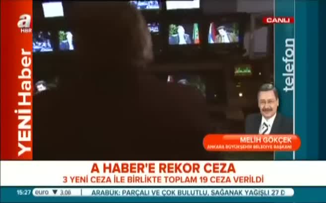Gökçek'ten A Haber'e verilen cezaya sert tepki
