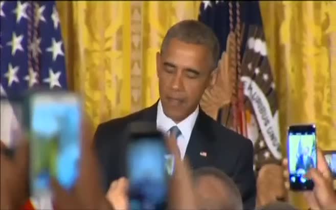 Sözü kesilen Obama'dan sert tepki