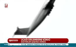 Çılgın pilottan inanılmaz manevra