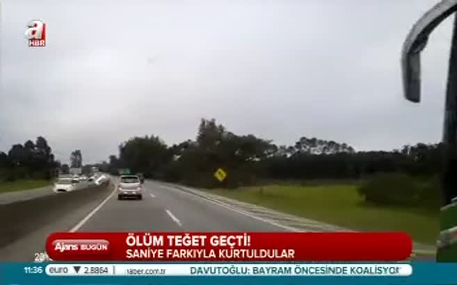 Ölüm teğet geçti!