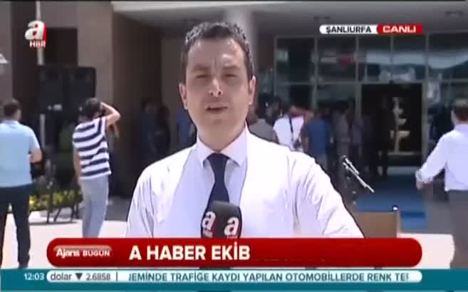 A Haber ekibine çirkin saldırı