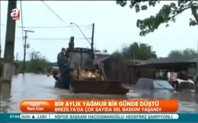 Brezilya sele teslim