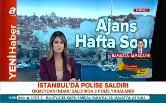 İstanbul'da polise saldırı