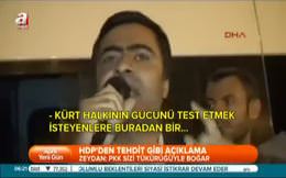 HDP’li Zeydan’dan tehdit