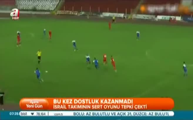 Dostluk maçında kavga