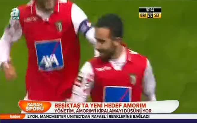 Beşiktaş'ta yeni hedef Amorim