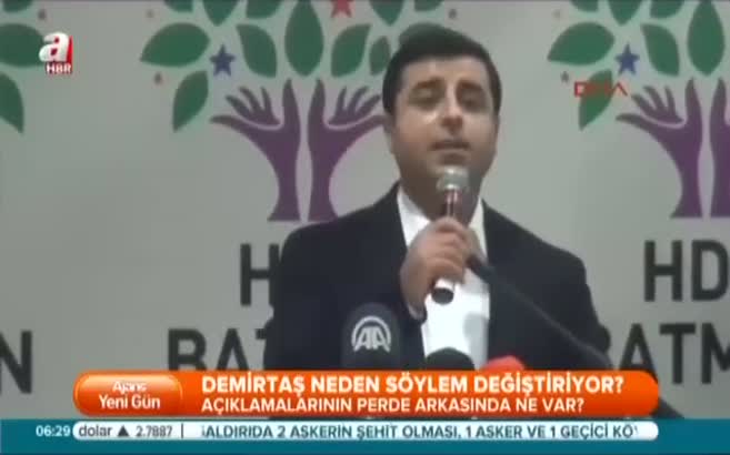 "Öcalan ile rakip değiliz" dedi