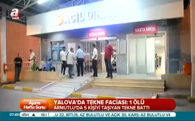 Tekne battı: 1 ölü, 1 kayıp