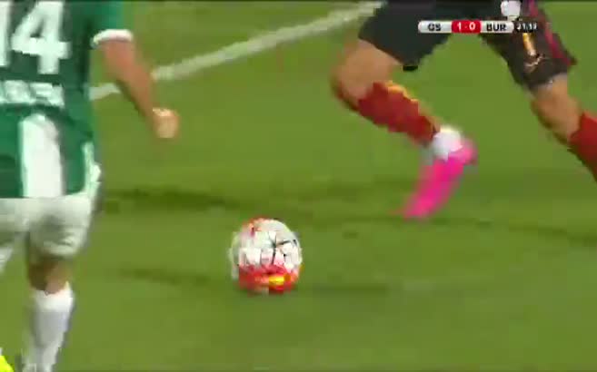 Galatasaray 1 - Bursaspor 0 Yasin Öztekin (Dk.21)