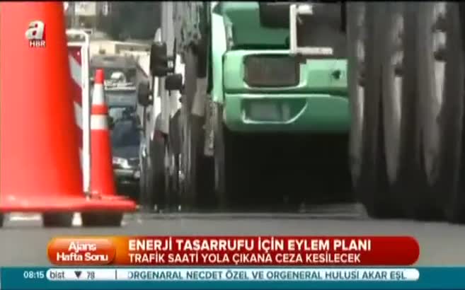 Trafik sıkışıkken yola çıkana ceza