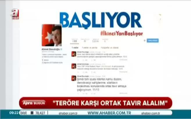 "Teröre karşı ortak tavır alalım"