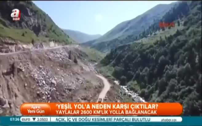 'Yeşil yol' projesi