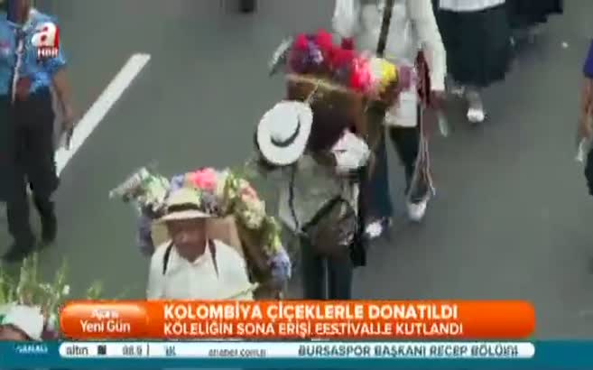 Köleliğin karşı görkemli kutlama