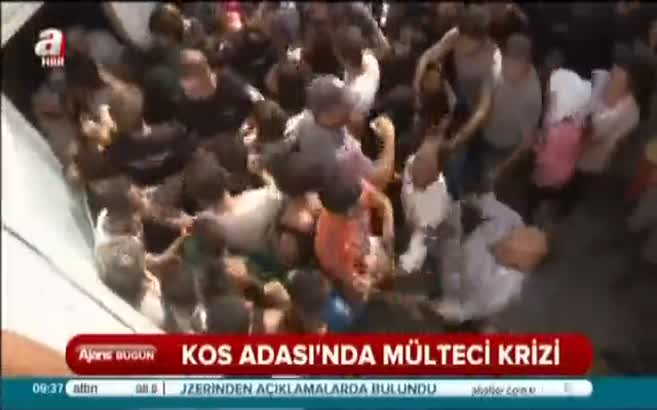 Kos Adası'nda mülteci krizi