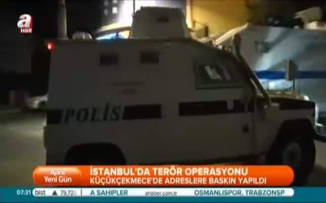 İstanbul'da şafak vakti operasyon