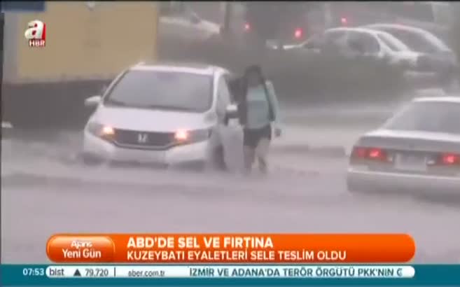 Yağış sele yol açtı