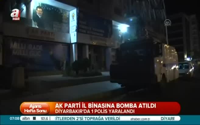 AK Parti il binasına bomba atıldı