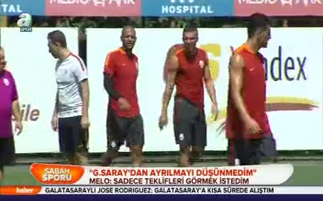 "G.Saray'dan ayrılmayı düşünmedim"