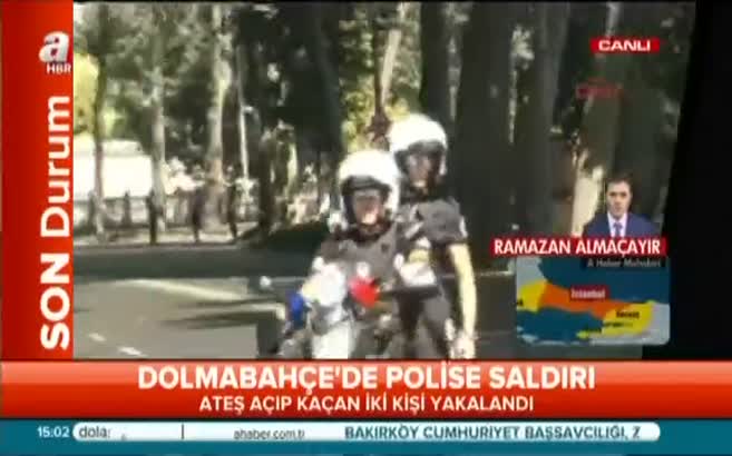 Dolmabahçe Sarayı'nda silah sesleri