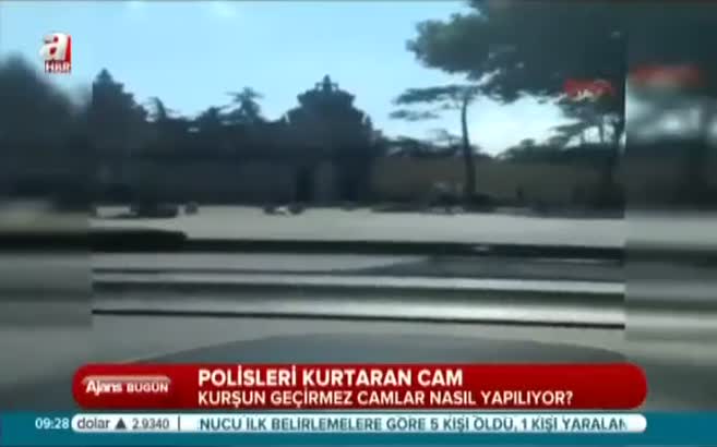 Kurşun geçirmez cam hayat kurtardı