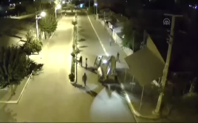 Lice'deki terör saldırıları MOBESE'ye yansıdı