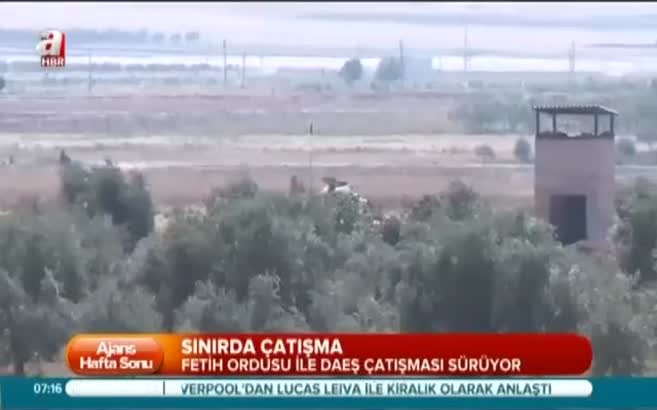 Suriye sınırında çatışma