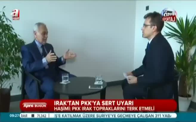 "PKK Irak'ı terk etsin"