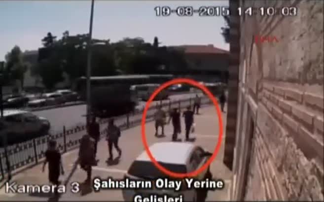 Dolmabahçe saldırganlarının yeni görüntüleri ortaya çıktı!