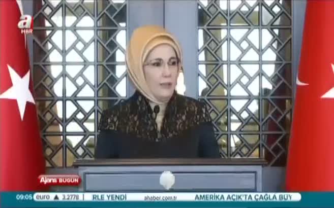 Kadın korucular Külliye'de