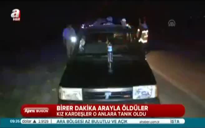 İki kız kardeşin dehşet anları!