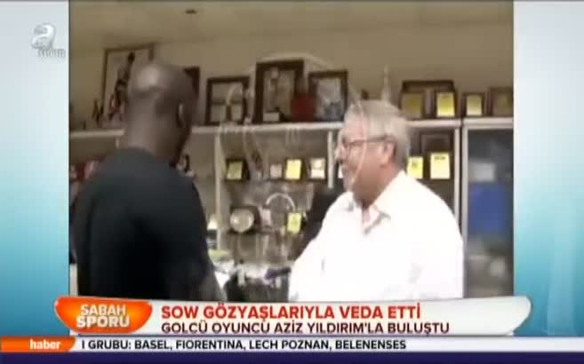 Sow gözyaşlarıyla veda etti