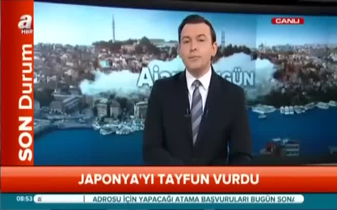 Japonya'yı tayfun vurdu