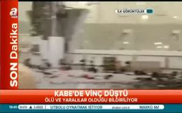 Mekke’de vinç kazasında ilk görüntüler