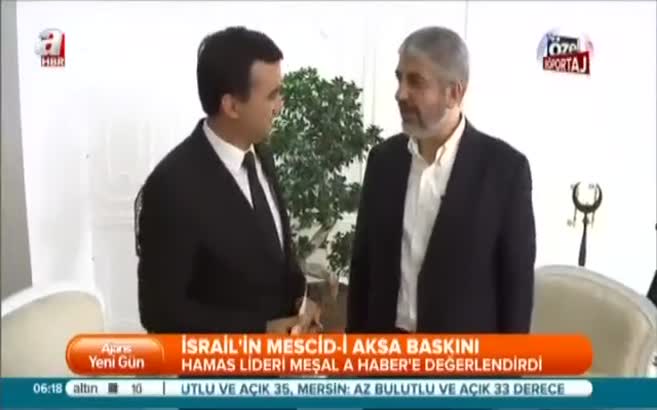 Halid Meşal A Haber'e konuştu