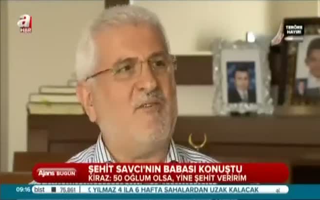 Kiraz: 50 oğlum olsa, yine şehit veririm