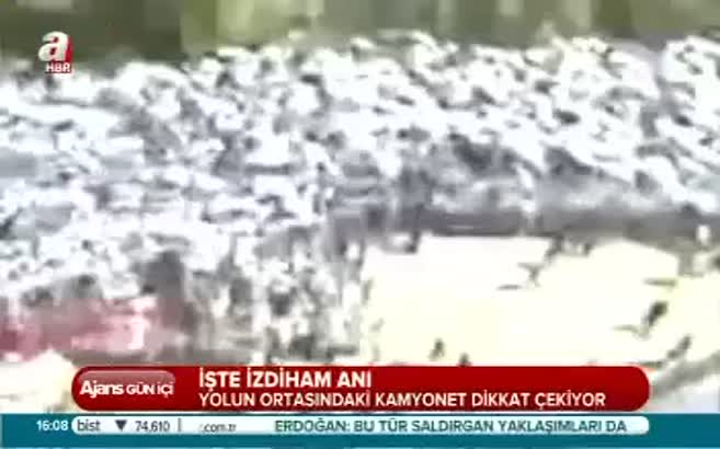 İşte izdiham anı
