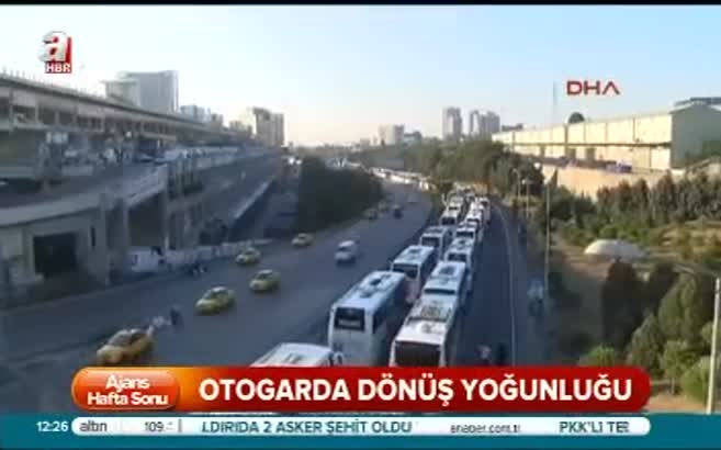 Bayram dönüşleri başladı