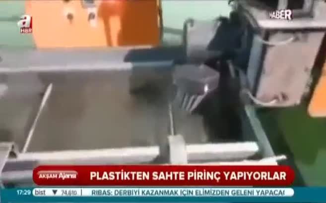 Plastikten sahte pirinç yapıyorlar