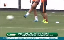 Galatasaray’da Astana mesaisi
