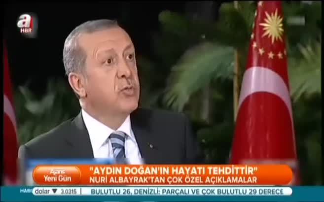 "Aydın Doğan bizi de tehdit etti"
