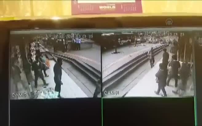Ankara'daki feci kaza güvenlik kamerasında