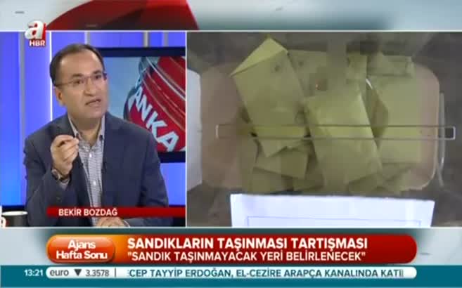 Bekir Bozdağ: Sandık taşınmayacak yeri belirlenecek