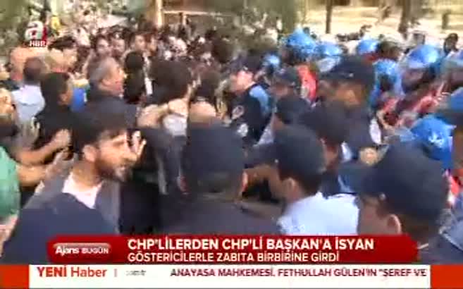 CHP'liler CHP'li Başkan'a karşı