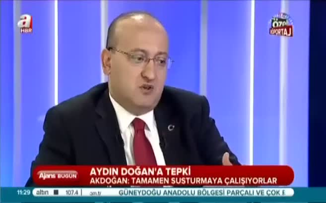 Yalçın Akdoğan'dan Aydın Doğan'a tepki