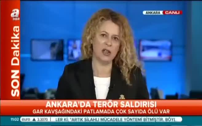Ankara'da iki bomba patladı
