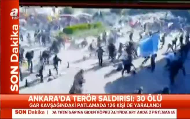Patlama sonrası yaşanan panik anı