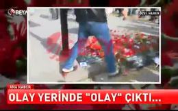 Ankara’daki patlama yerinde karanfilleri tekmeleyen adam linç edilmek istendi