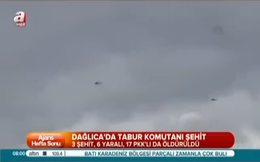 Dağlıca’da 4 asker şehit