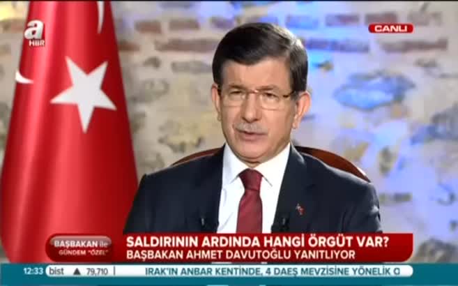 Davutoğlu: Bombacının birinin kimliği belirlendi