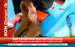 Ege’de Muhammed Hasan bebeğin kurtarılma anı